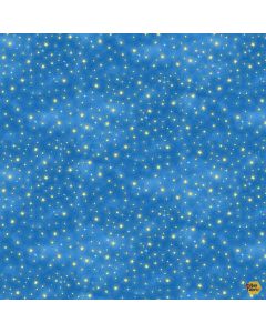 Owl Always Love You: Space Stars Blue - Timeless Treasures Fabric star-cd3246 blue