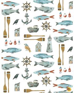 Hook, Line & Sinker: Carp-E Diem - Dear Stella Stella-1801 white