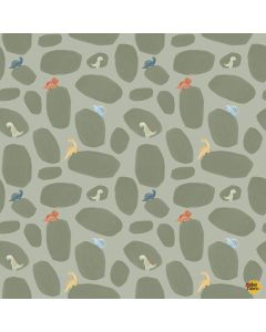 I Dig You: Dinosaur Skin Meadow - Dear Stella Design stella-d2742 meadow