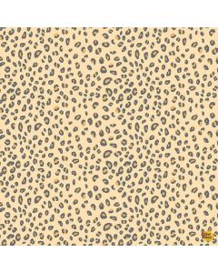 Grasslands: Leopard Spots Blonde - Dear Stella Designs stella-D2926 blonde