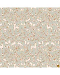 Wood You Be Mine? Woodland Toile Misty -- Dear Stella Designs stella-dcj2278 misty