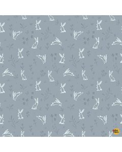 Willow: Bunny Hop Bluestone - Dear Stella Fabric stella-dcj3009 bluestone