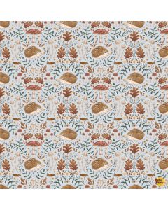 Willow: Hedgehogs Multi - Dear Stella Fabric stella-dcj3014 multi