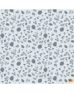 Willow: Woodland Animals Starlight - Dear Stella Fabric stella-dcj3015 starlight