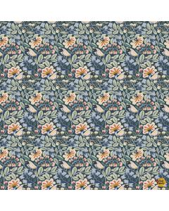 Willow: Finches Multi - Dear Stella Fabric stella-dcj3018 multi