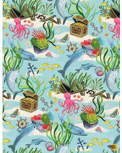 You're A Catch: Undersea Scenic -- Dear Stella Designs stella-dmb2141 multi