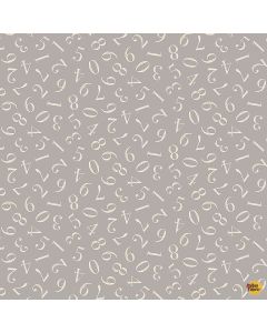 Count on Me: Numbers Dove - Dear Stella Fabric DNS3319 dove