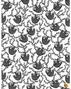 ABC Menagerie: Sloths White -- Dear Stella stella-wg1985 white