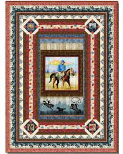 Sunset Rodeo: Sunset Rodeo Quilt Kit -- Henry Glass Fabrics SunsetRodeoKit - 1 remaining