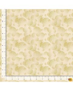 Metallic Dotted Circle: Cream  Kyoto Garden -- Timeless Treasures Fabric texture-cm8816 cream 