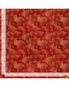 Metallic Dotted Circle: Rose Kyoto Garden -- Timeless Treasures Fabric texture-cm8816 rose - 2 yards 11" + two FQ's remaining