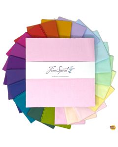 Tula Pink Designer Essential Solids: Mythical 10" Charms  (42 - 10" squares) Layer Cake -- Free Spirit Fabrics FB610TP.MYTHICAL