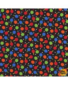 Mini: Game Ping Pong Black - Timeless Treasures mini-c1902 black