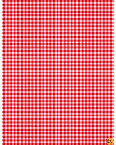 Gingham: Red Gingham -- Timeless Treasures gingham-c7345 red
