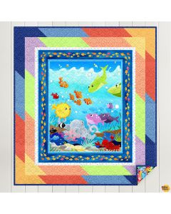 Under the Sea: Gallery Drama Quilt Kit -- SusyBee Fabrics