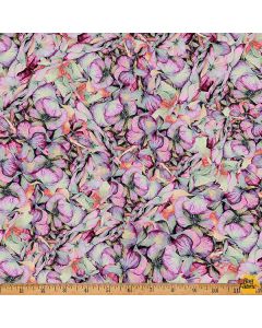 Tropic Walk: Blacklight Petals - Hoffman Fabrics w5448-537