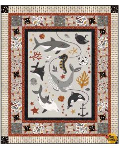 Water Babies: Panel Quilt Kit 1 -- Studio E Fabrics waterbabies1