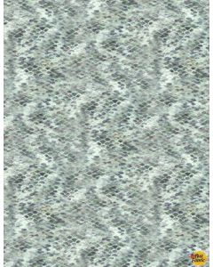 First Catch:  Fish Scales Green -- Wilmington Prints 10150-719 - 2 yards 13" + FQ remaining