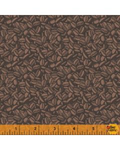 Coffee Shop: Coffee Beans -- Windham Fabrics 51178a-8