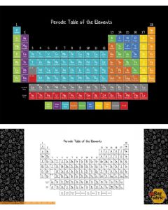 Its Elementary: Periodic Table Panel (1 yard) -- Windham Fabrics 52038p-x