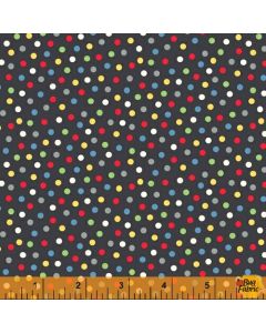 A to Zoo: Dots Black -- Windham Fabrics 52215-2