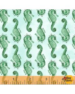 Coral Reef: Seahorses - Windham Fabrics 42669-6