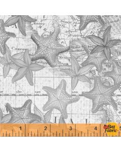High Tide: Starfish - Windham Fabrics 42817-2 - 3 yards 6" remaining