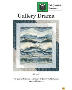 Pattern: Gallery Drama Quilt Pattern - by Susan Ziegler for Quiltin' Tia Quiltworks WQT061