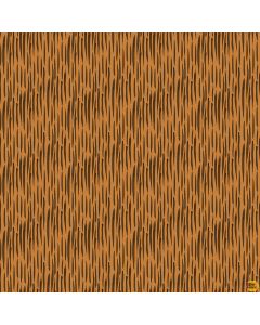 Ticket to the Zoo: Broken Stripe Rust -- Clothworks Fabrics y3532-71 - 2 yards 30" remaining