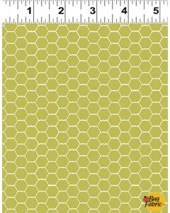 Cluck Cluck Bloom: Chicken Wire Light Olive -- Clothworks y3795-23