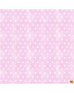 Spring Has Sprung: Dots Pink -- Clothworks y4014-42