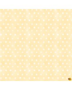 Spring Has Sprung: Dots Light Gold -- Clothworks y4014-67