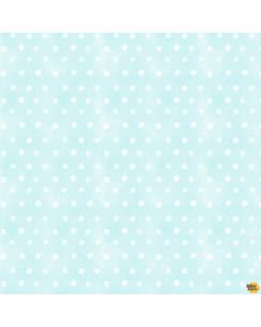 Spring Has Sprung: Dots Light Sky -- Clothworks y4014-97