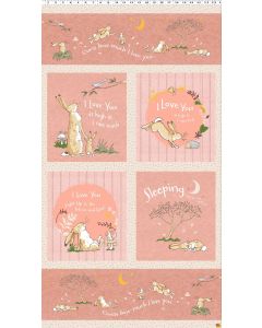 Guess How Much I Love You 2024:  Rust Panel (2/3 yard) -- Clothworks Textiles y4244-71 