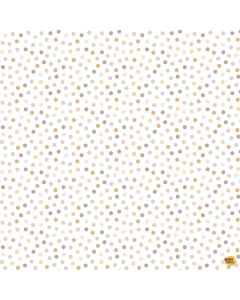 Guess How Much I Love You 2024: Dots Light Caramel -- Clothworks Textiles y4249-64