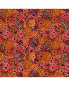 Faboolous: Pumpkins Orange -- Clothworks y4477-36