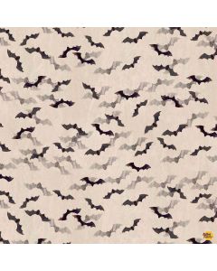 Faboolous: Bats Light Khaki -- Clothworks y4483-11