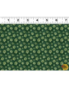 Homebodies: Paw Prints Forest -- Clothworks y4670-113 