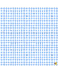 Spring Cheer: Gingham Denim -- Clothworks y4696-88 