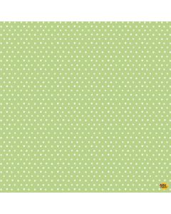 Spring Cheer: Dots Olive-- Clothworks y4697-24 