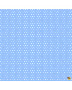 Spring Cheer: Dots Denim -- Clothworks y4697-88 