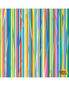 Amazing Alphabet: Stripe Multi -- Clothworks y4756-55