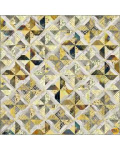 Eclectic Elements Palette by Tim Holtz: Yellow On The Wind Quilt Kit - palyelonthewind - 1 remaining