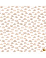 Noah's Ark: Rainbows -- Dear Stella Fabrics stella-dlt3550 white