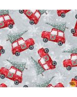 Joyful Tidings: Cars with Christmas Trees -- Blank Quilting 1573-90