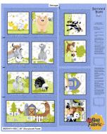 Barnyard Blues: Soft Storybook Panel (1 yard) -- Susy Bee Fabrics 20414-760