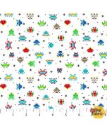 Gaming Zone: Game Space Invaders -- Northcott Fabrics 24572-10