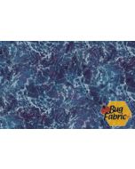 Safe Harbor: Water Dark Blue -- Northcott Fabrics 24963-48