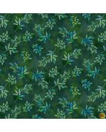 Fairytale Forest: Sprigs Forest Green -- Henry Glass Fabrics 3017-66 forest 