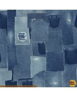 Limited Edition: Patches Jeans (108" Wide Back) -- Windham Fabrics 40711-x